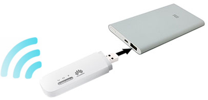 Подключение Huawei E8372 к Power Bank